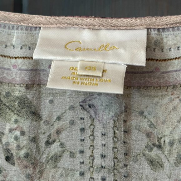 Camilla Franks O/S Crystal Embellished Silk Kaftan Beaded Dress PinksNEW—SOLD - Picture 15 of 16